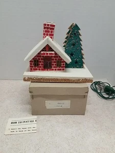 Vintage Christmas Village House  / Japan . Card Board , Complete - Picture 1 of 18