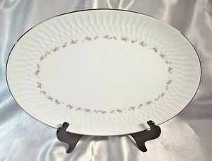 Noritake Vintage Fine Bone China "Cheri" 14" x 9,5" piatto da portata ovale come nuovo! - Foto 1 di 7