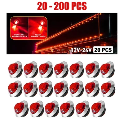 Светодиодный стробоскоп мигающие предупреждающие огни красный двойной режим лампы 20-200 X универсальный - Изображение 1 из 4