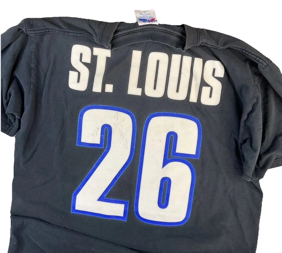 Camiseta vintage Martin St. Louis Tampa Bay Lightning #26 Majestic Graphic Talla L Foto 1 de 4