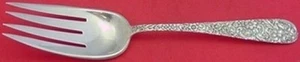 Repousse by Jenkins & Jenkins Sterling Silver Cold Meat Fork Large 9 1/8" - Picture 1 of 2