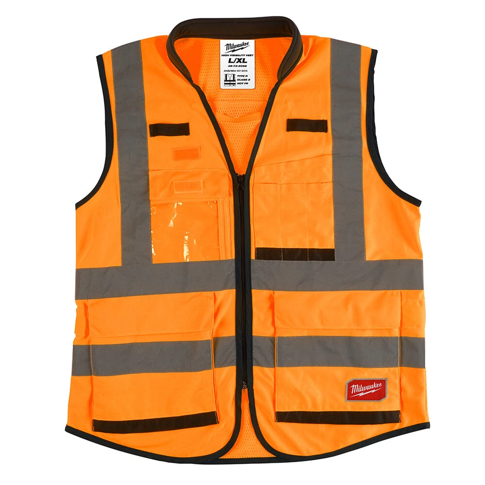 Milwaukee Tool 48-73-5053 Hi-Viz Orange Performance Safety Vest - XL - Image 1 of 1