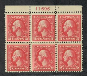 US Sc#528a M/HH/F-VF, Blocco Piastra #11696, Cv. $425 - Foto 1 di 2
