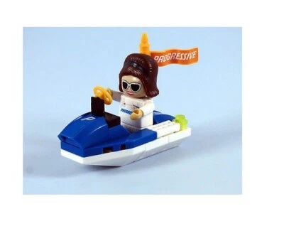 21шт BanBao Flo Прогрессивное Страхование Гидроцикл Лодка Конструктор Блок Игрушка - Изображение 1 из 4