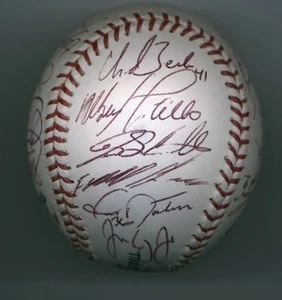 2003 S.F. San Francisco Giants Autographed Team Baseball BALL 27 Autographs - Picture 1 of 4