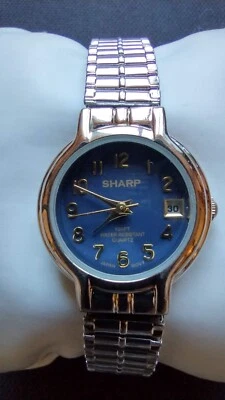 Vintage SHARP  Women's Quartz  Watch  Silver Band , Japan. New battery!!! - Image 1 of 4