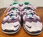 Nike Free TR Fit 5 Running Training Athletic Shoes Purple Turquoise Women US 6.5