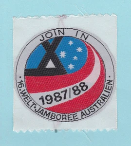 1987 World Scout Jamboree AUSTRIA SCOUTS Contingent Patch - Picture 1 of 1