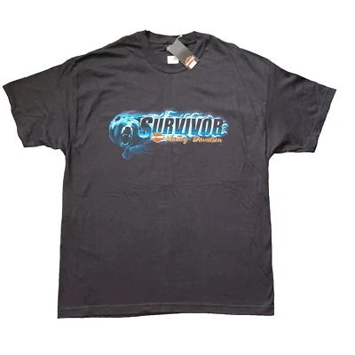 Camiseta Harley Davidson De Colección Para Hombres XL Negra Survivor Chosas Mesa Arizona Nueva Con Etiquetas Foto 1 de 4