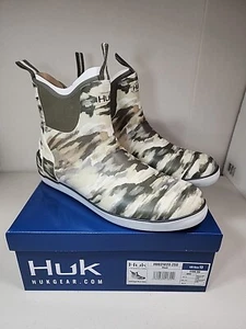 Size 13 HUK Fishing Boot Rogue Wave Camo Men's H8021020-250 Khaki New With Box - Picture 1 of 10