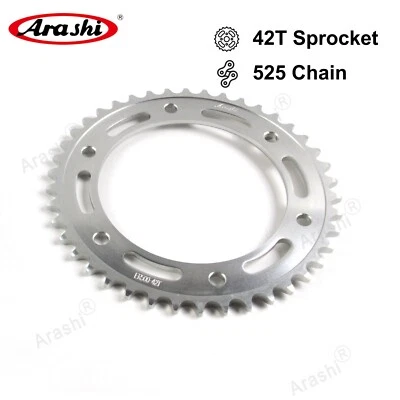 Piñón trasero Arashi 525 Pitch 42T para BMW F800GS Adventure 2013-2018 F 800 GS Foto 1 de 4