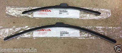 Genuine OEM Honda 2016 - 2021 Civic Front Windshield Wiper Blades 2dr 4dr 5dr - Image 1 of 2