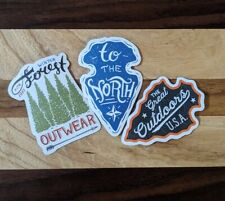 Adventure Camping Set Of 3 Sticker Decal 3"