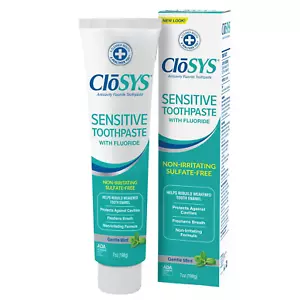 Fluoride Toothpaste, 7 Ounce, Gentle Mint, Whitening, Enamel Protection, Sulfate - Picture 1 of 12