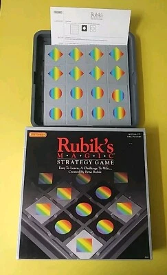 Rubik's Magic Strategy Game 1987 Matchbox 8350 COMPLETE - Image 1 of 4