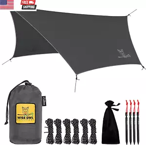 Hammock Tarp, Hammock Tent - Rain Tarp for Camping Hammock - Camping Gear Must H - Picture 1 of 9