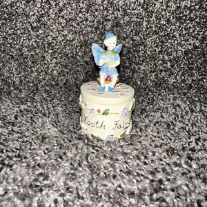 Caja de recuerdo de baratija de fiary de dientes pintada a mano Dezine - Imagen 1 de 3