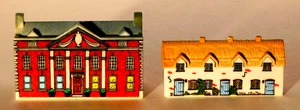 Wade Pottery Whimsey on Why Bloodshot House #6 + Briar Row #23 Lot of 2 - Picture 1 of 3