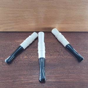 3 Cigarette Holders for Standard  (8MM) Cigarettes Block Meerschaum Handmade14 - Picture 1 of 7