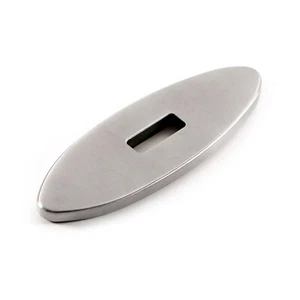Knife Making Guard - Oval Shaped - 420 Stainless - (Harvey Dean Design) - Picture 1 of 6