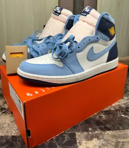 Nike Air Jordan 1 High OG First in Flight Blue Women's Size 12 FD2596-400 NEW - Picture 1 of 11