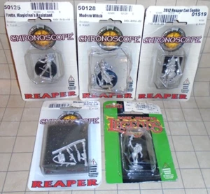 Reaper Chronoscope Miniatures: Female Character Packs (x5) NIB - Metal Figures - Bild 1 von 4