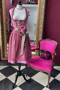 Krüger Dirndl Pink Gr. 40, 42 in 70er Länge - Bild 1 von 4