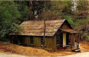 Marshall's Cabin, Marshall Gold Discovery State Park, Coloma, CA, Eastman Studio - Bild 1 von 2
