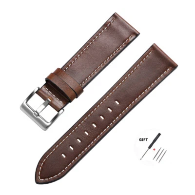 Correa de reloj de cuero clásica para hombre Citizen Eco-Drive 18 mm 20 mm 22 mm Foto 1 de 4