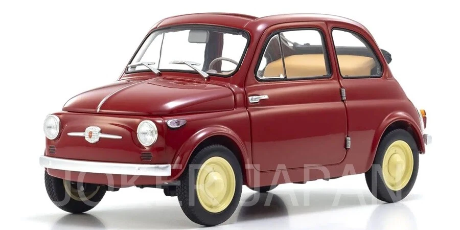 Kyosho Original 1/18 Fiat NUOVA 500 Coral Red KS08966R