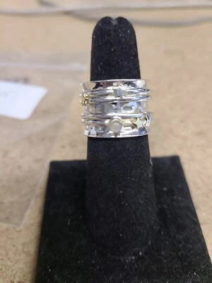 Anillo giratorio 925 12,2 gramos talla 7 Foto 1 de 2