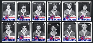 1981-82 TCMA MEMPHIS AMERICANS MISL JUEGO COMPLETO DE TARJETAS DE FÚTBOL AMERICANO (24) FÚTBOL CASI NUEVO SEDE - Imagen 1 de 4