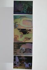 1991 An America Tail Fievel Goes West H-1,H-2,H-3,H-4,H-5 Hologram Card Set NM-