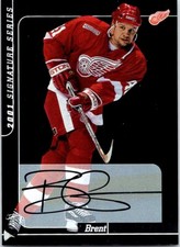 2000-01 Be a Player Signature Series Autographs Brent Gilchrist Auto #24