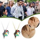 1*Palästina Karte Schal Halskette Anhänger Einzigartige Kette Schmuck Geschenk