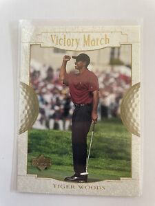 Tiger Woods 2001 Upper Deck #151 Victory March  RC