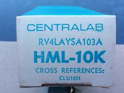1 NOS CENTRALAB POTENTIOMETER HML-10K  RV4LAYSA103A  - Image 1 of 4
