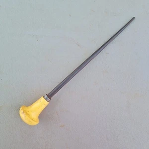 Vintage Eisen & Holz Marline Spike Hitch nautisch Marine Seeleute Seil Werkzeug 9,6 Zoll - Bild 1 von 9
