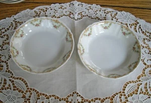 Vintage Syracuse China O.P.CO WARDELL 5 1/4" Fruit Bowl ~ Set of 2 ~ - Picture 1 of 9