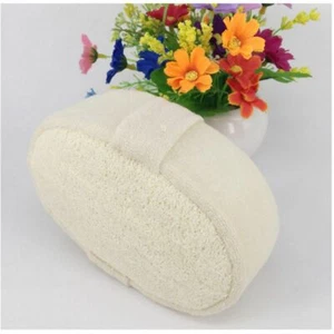 2Pcs Natural Loofah Luffa Body Scrubber Exfoliator Bath Brush Wash Shower Sponge - Picture 1 of 7