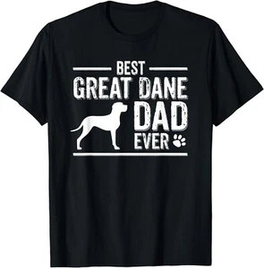 Great Dane Dad T-Shirt Best Dog Owner Ever Gift Unisex T-Shirt - Picture 1 of 3