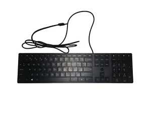 HP USB Wired 320K Slim Business Desktop Keyboard HSA-P010K L96909-001 - Picture 1 of 1