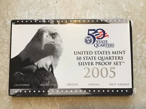 2005 S Silver State Quarter Set - BOX and COA - Picture 1 of 8