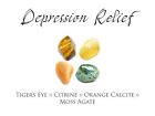 Depression Relief Kristalle ~ Traurigkeit Kristalle, Mut, Optimismus, Heilung