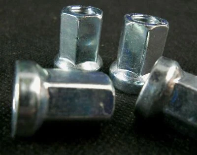 MAZDA Flange Nut M10 10mm X 1.50 Coarse Thread 15mm Wrench 17mm Long "Lot of 4 Nuts"