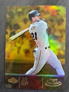 2001 Topps Gold Label Jeff Kent Class 2 Gold #48 serial /699 REFRACTOR