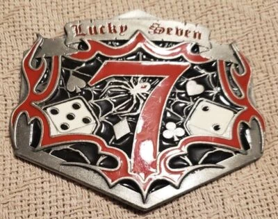 Hebilla de cinturón Lucky Seven Foto 1 de 2