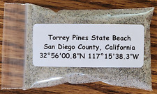 Torrey Pines State Beach San Diego California Sand Soil Dirt Sample Apx. 30ml