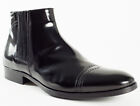 New  Manali Black Patent Leather Cold Weather Boots Size 42 Us 9
