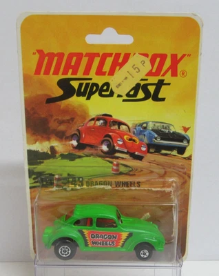 Ruedas Matchbox Superfast No.43 Dragon - Como nuevas/en caja Foto 1 de 3